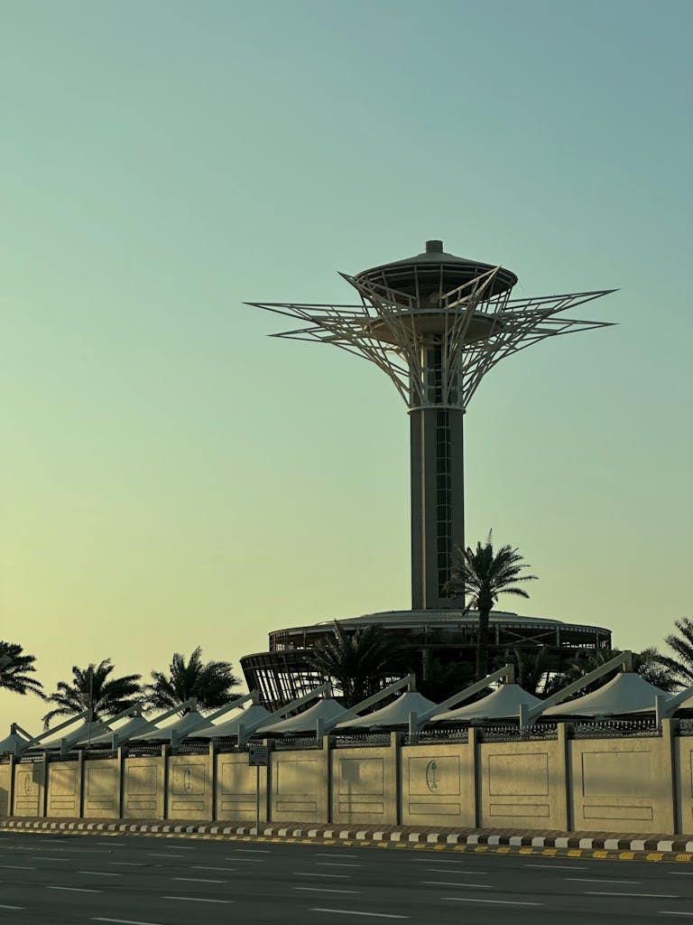 Building at King Fahd Causeway in Bahrain